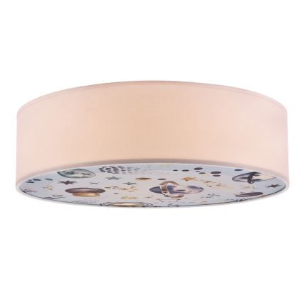 Bērnu griestu lampa KIDDY 2xE27/40W/230V balta/zila