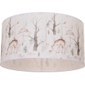 Bērnu griestu lampa KIDS ROOM 1xE27/60W/230V, diam. 40 cm, ar dzīvnieku motīviem