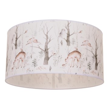 Bērnu griestu lampa KIDS ROOM 1xE27/60W/230V, diam. 40 cm, ar dzīvnieku motīviem