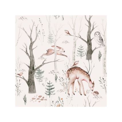 Bērnu griestu lampa KIDS ROOM 1xE27/60W/230V, diam. 40 cm, ar dzīvnieku motīviem