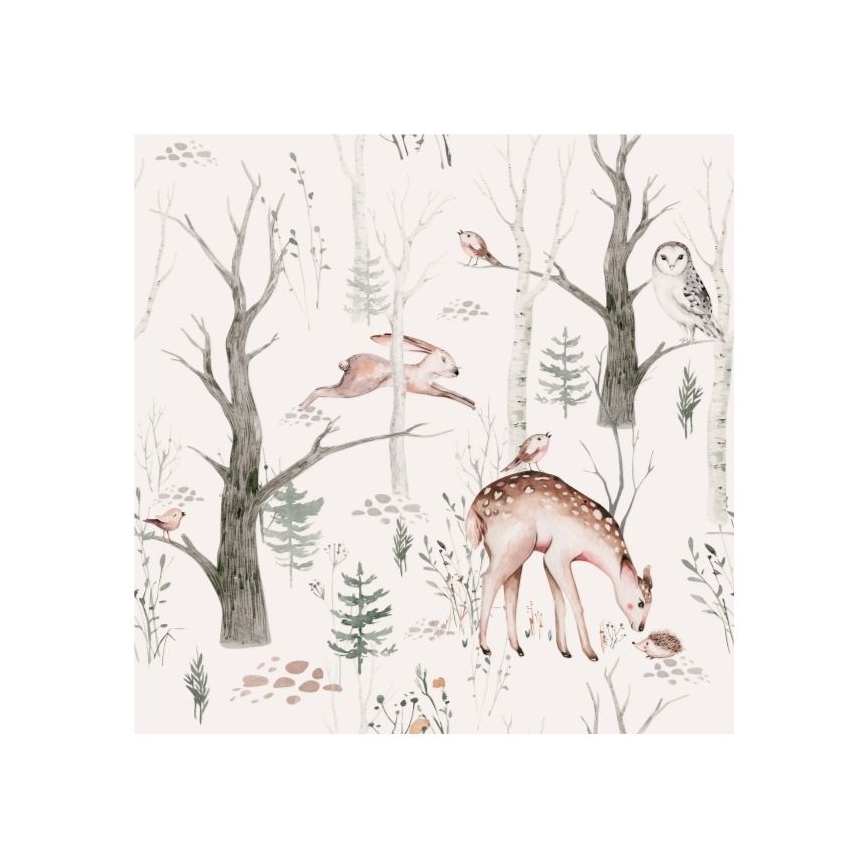 Bērnu griestu lampa KIDS ROOM 1xE27/60W/230V, diam. 40 cm, ar dzīvnieku motīviem