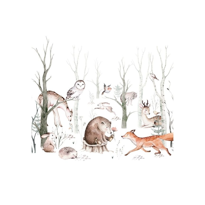 Bērnu griestu lampa KIDS ROOM 1xE27/60W/230V, diametrs 40 cm, ar dzīvnieku motīvu