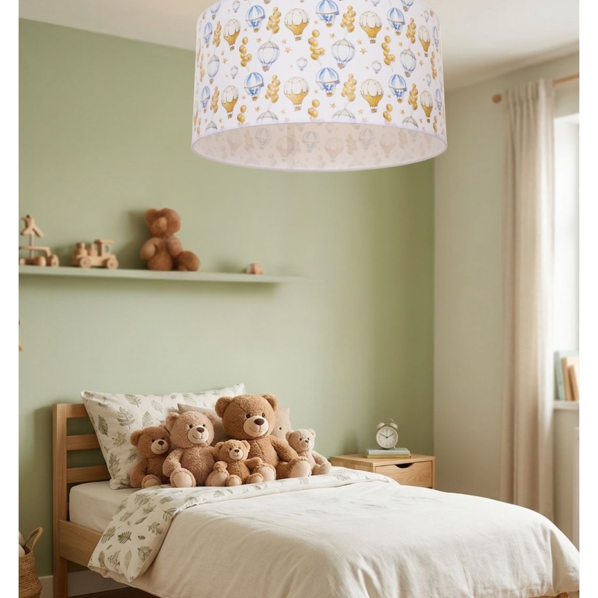 Bērnu griestu lampa KIDS ROOM 1xE27/60W/230V Ø 40 cm ar baloniem