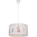 Bērnu griestu lampa KIDS ROOM 1xE27/60W/230V Ø 40 cm ar dzīvnieku motīviem