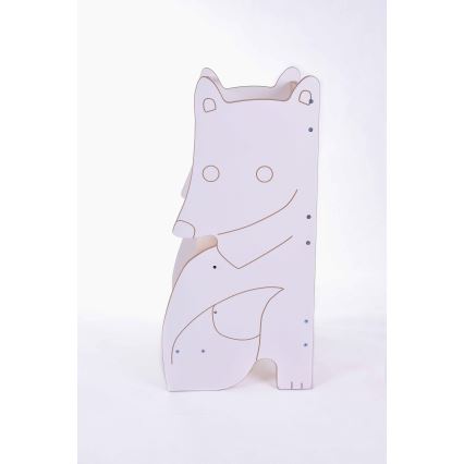 Bērnu kāpslis FOX balta/kļava