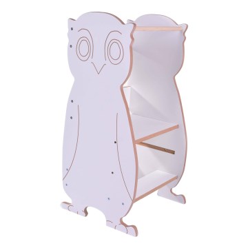 Bērnu kāpslis OWL balta