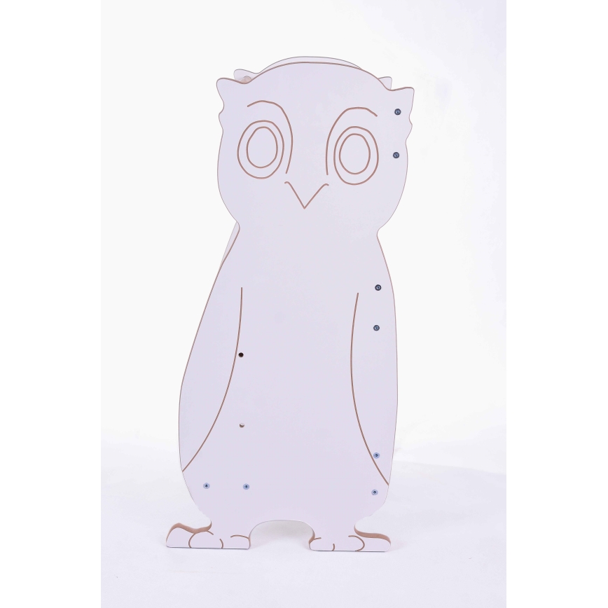 Bērnu kāpslis OWL balta