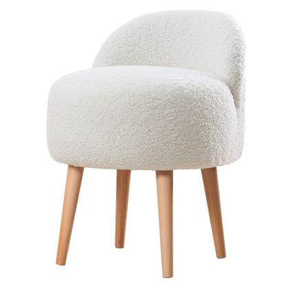 Bērnu krēsls MIKI Ø 46 cm balts