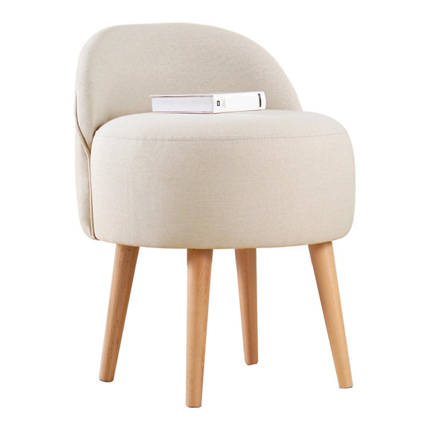 Bērnu krēsls NIKI Ø 46 cm, krēmkrāsas