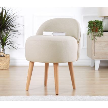 Bērnu krēsls NIKI Ø 46 cm, krēmkrāsas