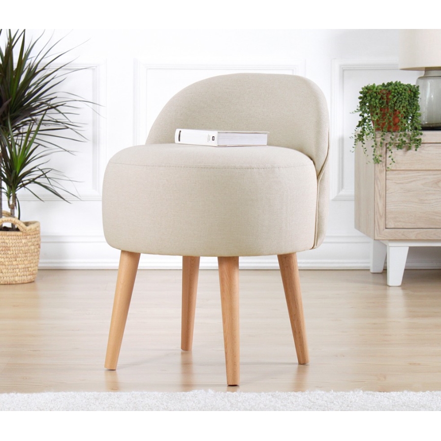 Bērnu krēsls NIKI Ø 46 cm, krēmkrāsas