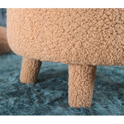 Bērnu krēsls PIXI Ø 46 cm brūns