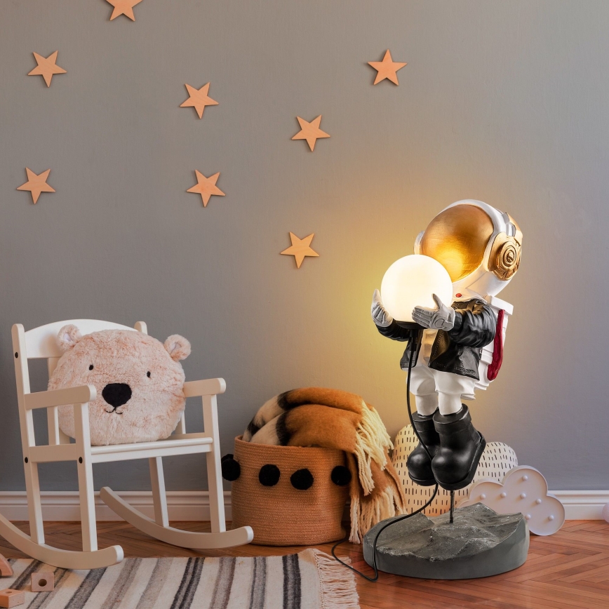 Bērnu lampiņa ASTRONAUT 1xE14/40W/230V, vara krāsā