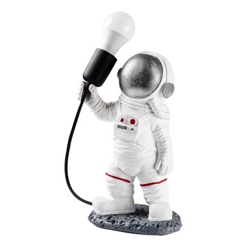 Bērnu lampiņa ASTRONAUT 1xE27/40W/230V sudraba/balta