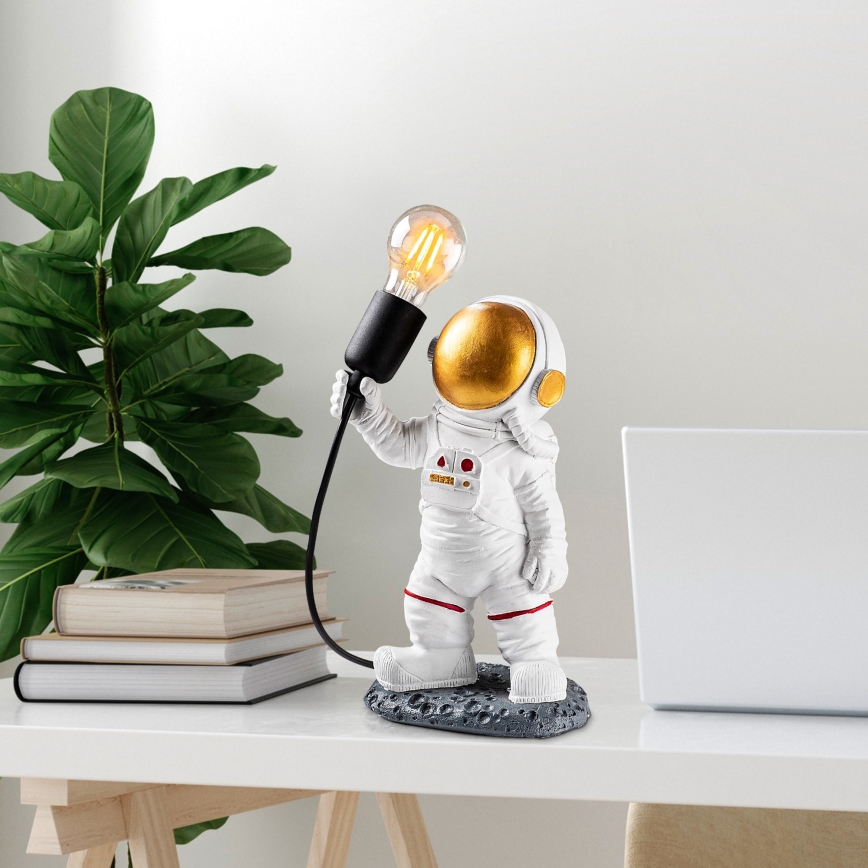 Bērnu lampiņa ASTRONAUT 1xE27/40W/230V vara/balta