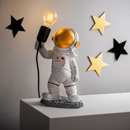 Bērnu lampiņa ASTRONAUT 1xE27/40W/230V vara/balta