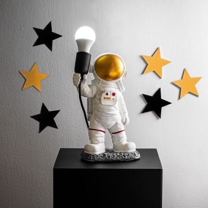 Bērnu lampiņa ASTRONAUT 1xE27/40W/230V vara/balta