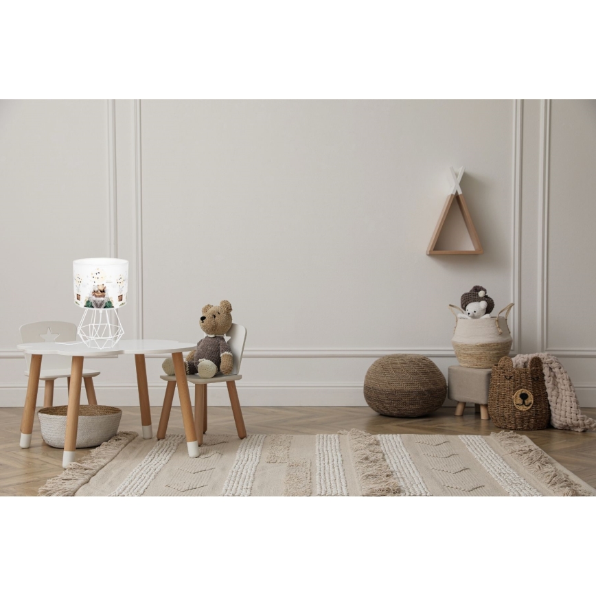 Bērnu lampiņa BEARS 1xE27/60W/230V