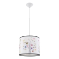 Bērnu lustra ar auklu OWLS 1xE27/15W/230V d. 30 cm pūces