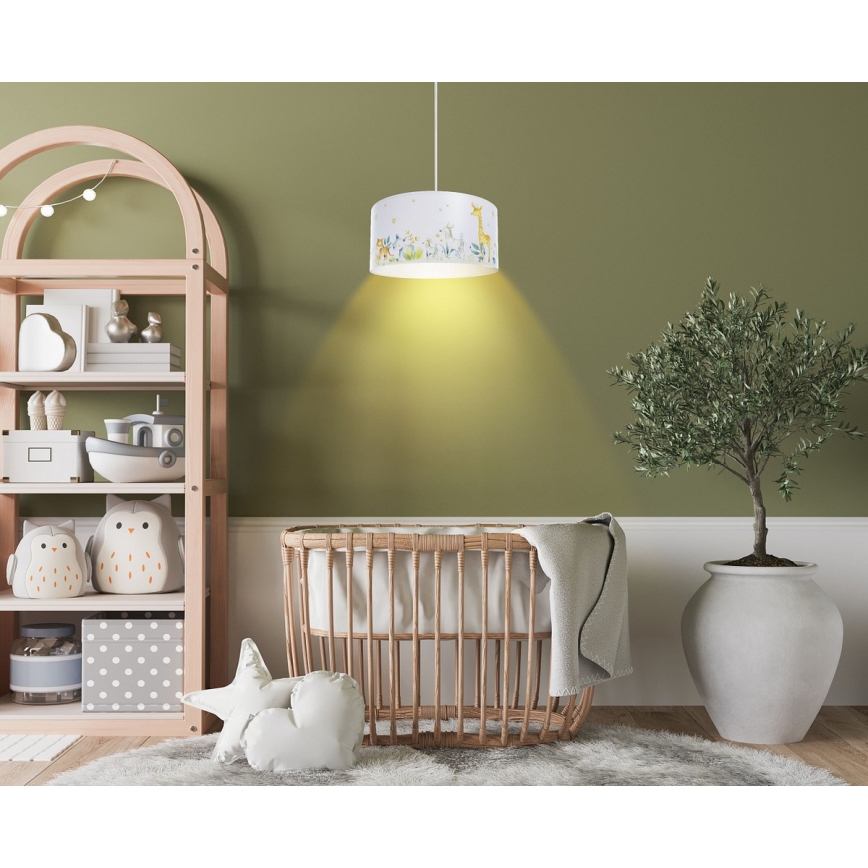 Bērnu lustra ar auklu SWEET DREAMS 1xE27/60W/230V d. 30 cm