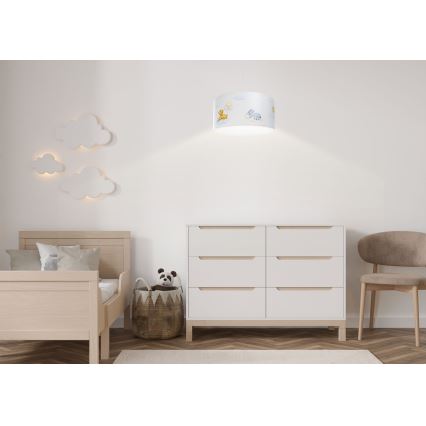 Bērnu lustra ar auklu SWEET DREAMS 1xE27/60W/230V d. 30 cm