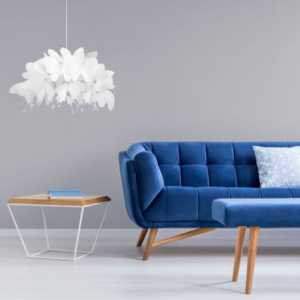 Bērnu lustra FARFALLA 1xE27/60W/230V balta