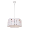 Bērnu lustra GIRLS VIBES 1xE27/60W/230V pr. 40 cm meitenēm
