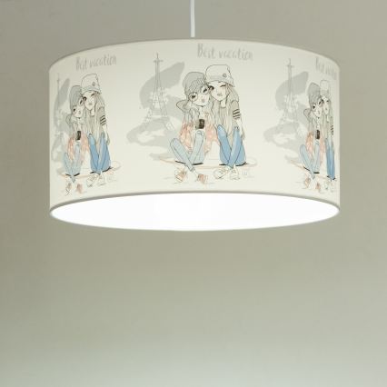Bērnu lustra GIRLS VIBES 1xE27/60W/230V Ø 40 cm Paris