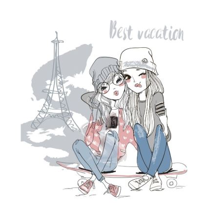 Bērnu lustra GIRLS VIBES 1xE27/60W/230V Ø 40 cm Paris