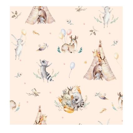 Bērnu lustra KIDS ROOM 1x E27/60W/230V, diametrs 40 cm, ar dzīvnieku motīviem