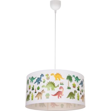 Bērnu lustra KIDS ROOM 1xE27/60W/230V Ø 40 cm dinozaurs