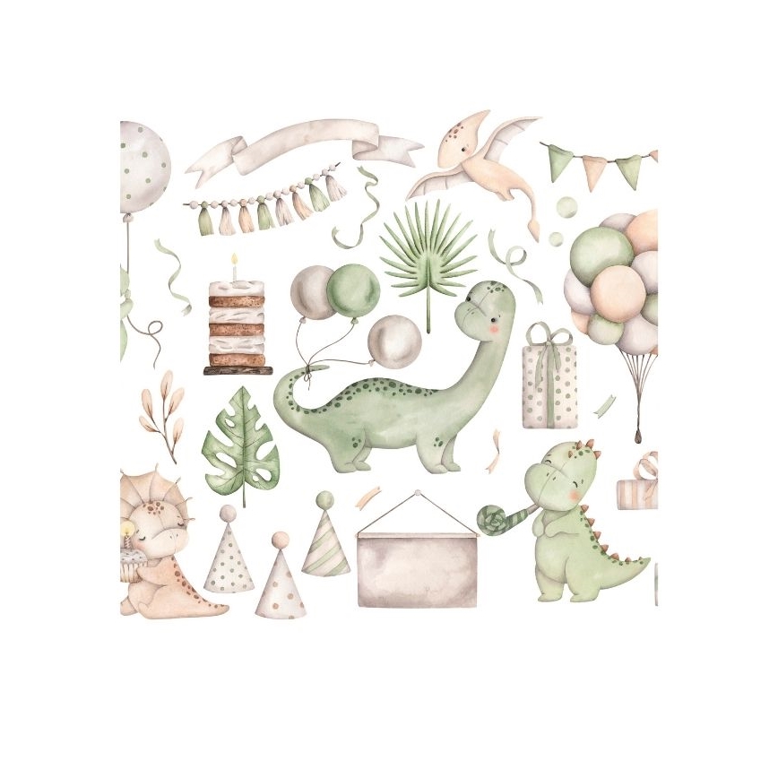 Bērnu lustra KIDS ROOM 1xE27/60W/230V Ø 40 cm dinozaurs