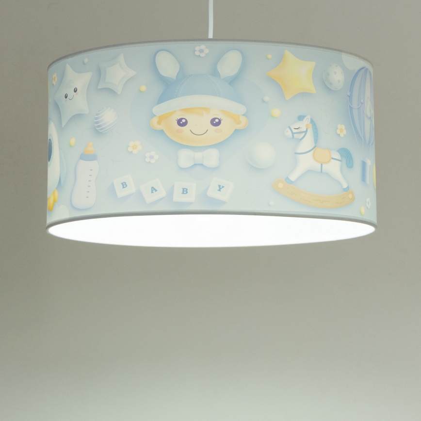 Bērnu lustra KIDS ROOM 1xE27/60W/230V Ø 40 cm kosmonauts