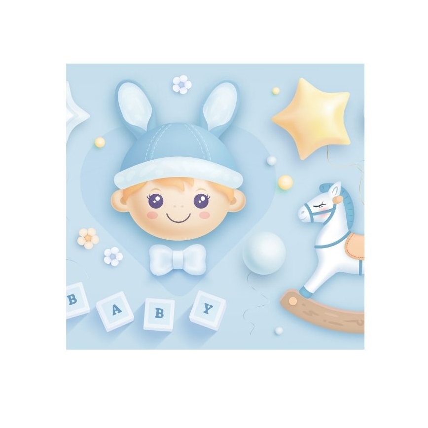 Bērnu lustra KIDS ROOM 1xE27/60W/230V Ø 40 cm kosmonauts