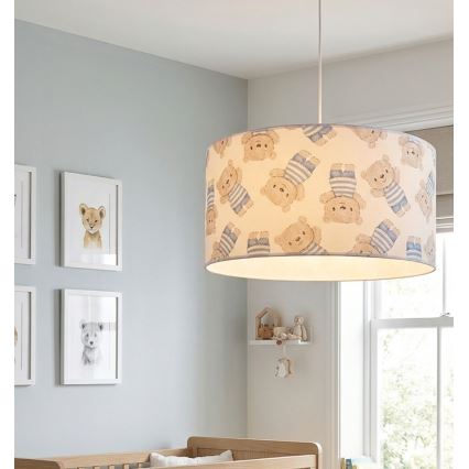 Bērnu lustra KIDS ROOM 1xE27/60W/230V Ø 40 cm — lācītis