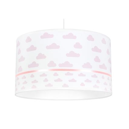Bērnu lustra PIKKI 1xE27/60W/230V rozā