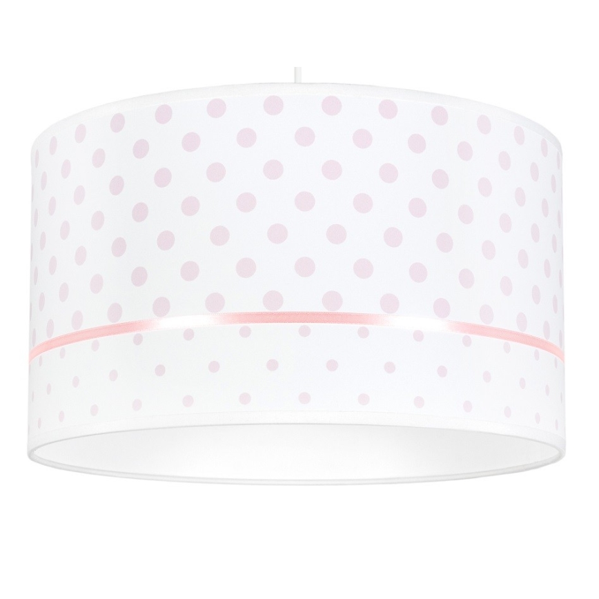 Bērnu lustra PIKKI 1xE27/60W/230V rozā