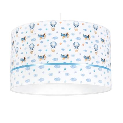 Bērnu lustra PIKKI 1xE27/60W/230V zila