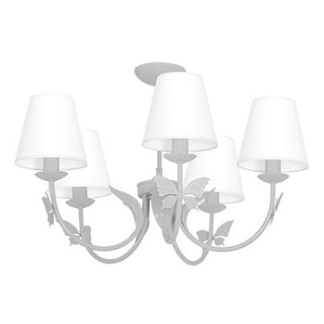 Bērnu lustra TAURENIS mini 5xE14/60W/230V pelēka