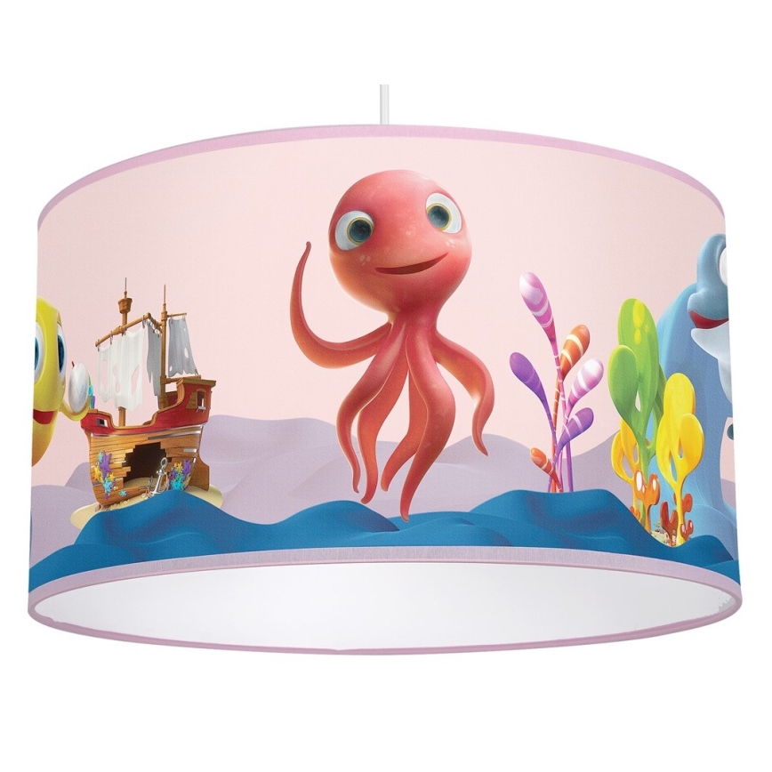 Bērnu lustra uz auklas OCTOPUS 1xE27/60W/230V