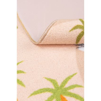 Bērnu neslīdošs paklājs ARES STREETS 160 cm bēšs/safari