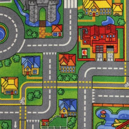 Bērnu paklājs PLAYTOWN 160x220 cm daudzkrāsains/pilsēta
