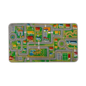 Bērnu paklājs PLAYTOWN 200x280 cm daudzkrāsains/pilsēta