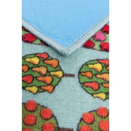 Bērnu paklājs STELLA STREETS 100x150 cm tirkīza/pilsēta