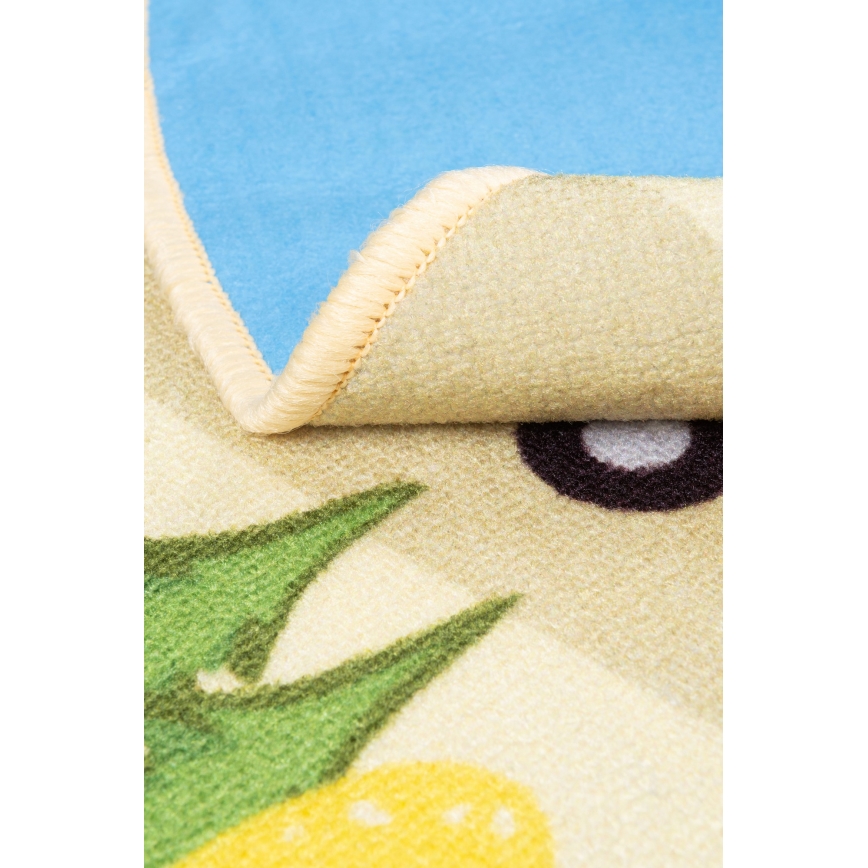 Bērnu paklājs STELLA STREETS 120 cm bēšs/pilsētas motīvs