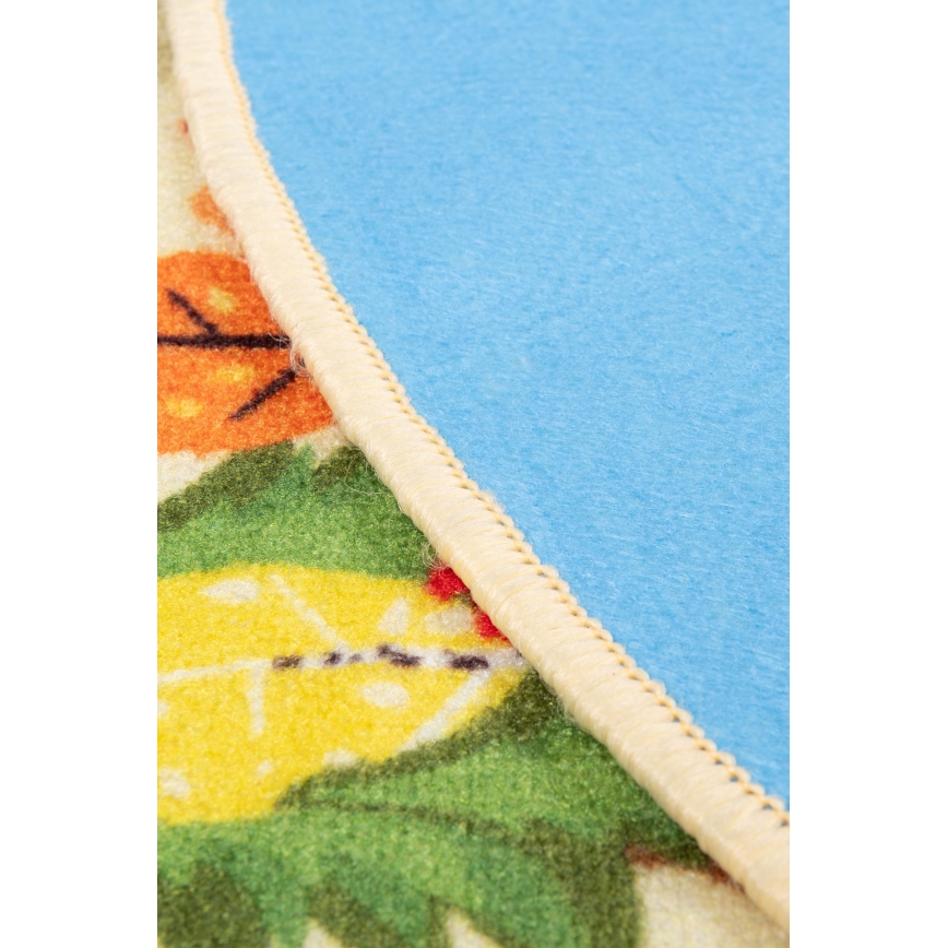 Bērnu paklājs STELLA STREETS 120 cm bēšs/pilsētas motīvs