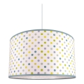 Bērnu piekarama lustra ar auklu DOTS ZAĻŠ 1xE27/60W/230V