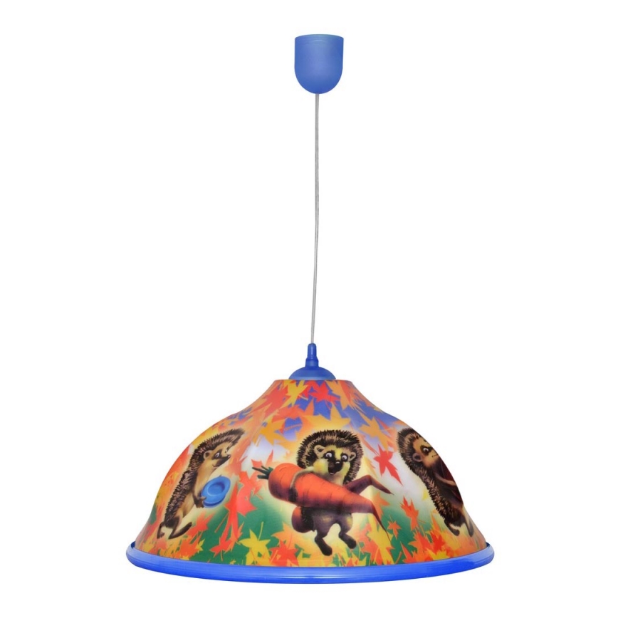 Bērnu piekarama lustra ar auklu HEDGEHOG 1xE27/15W/230V