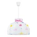 Bērnu piekarama lustra ar auklu PRINCESS 1xE27/40W/230V