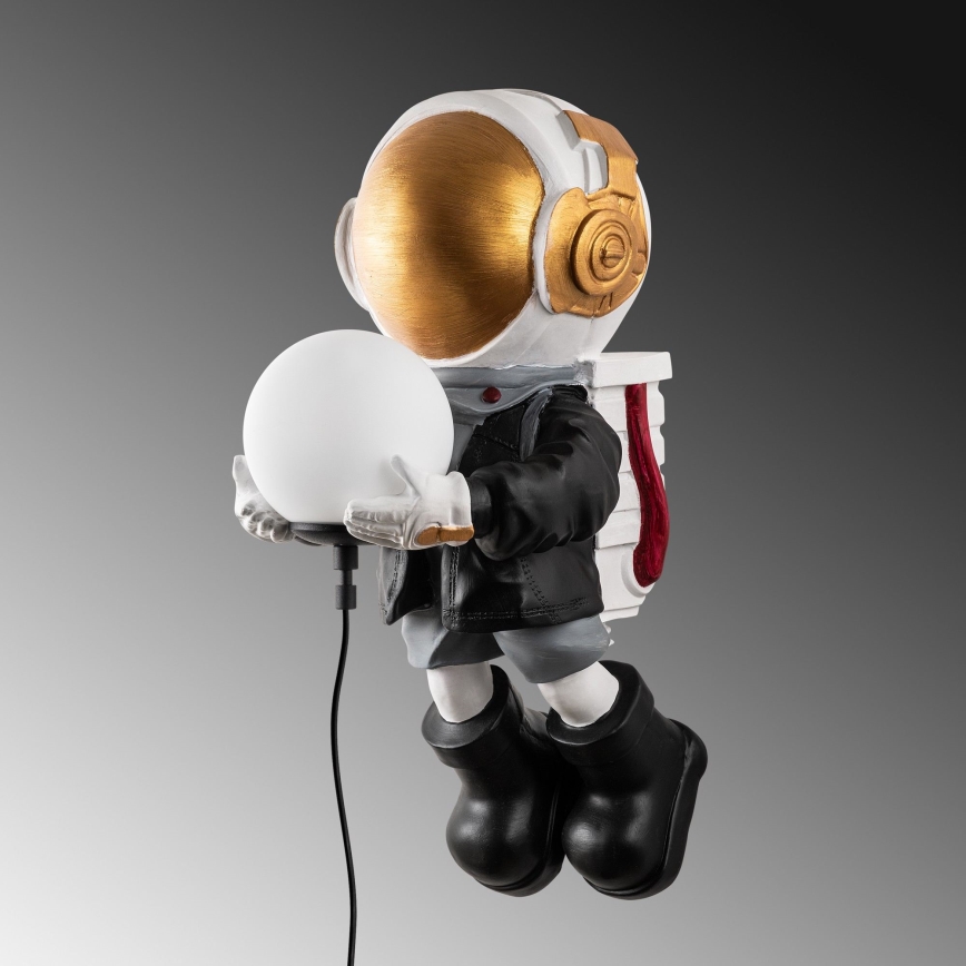 Bērnu sienas gaismeklis ASTRONAUT 1xE14/40W/230V vara krāsā